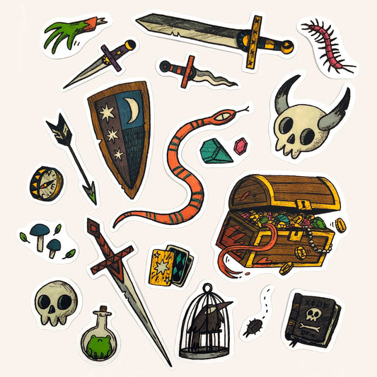 Adventure Loot Sticker Pack