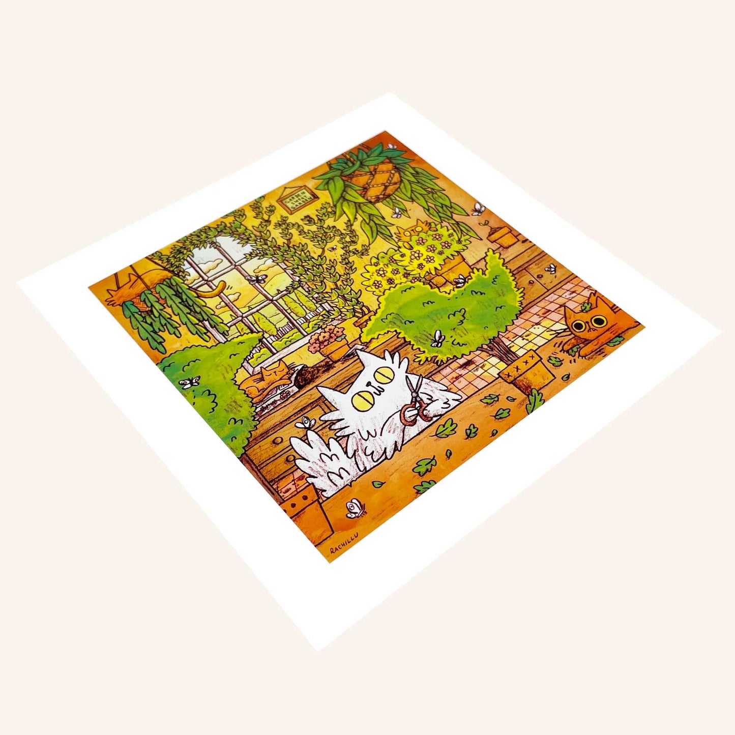 Evening Gardening art print