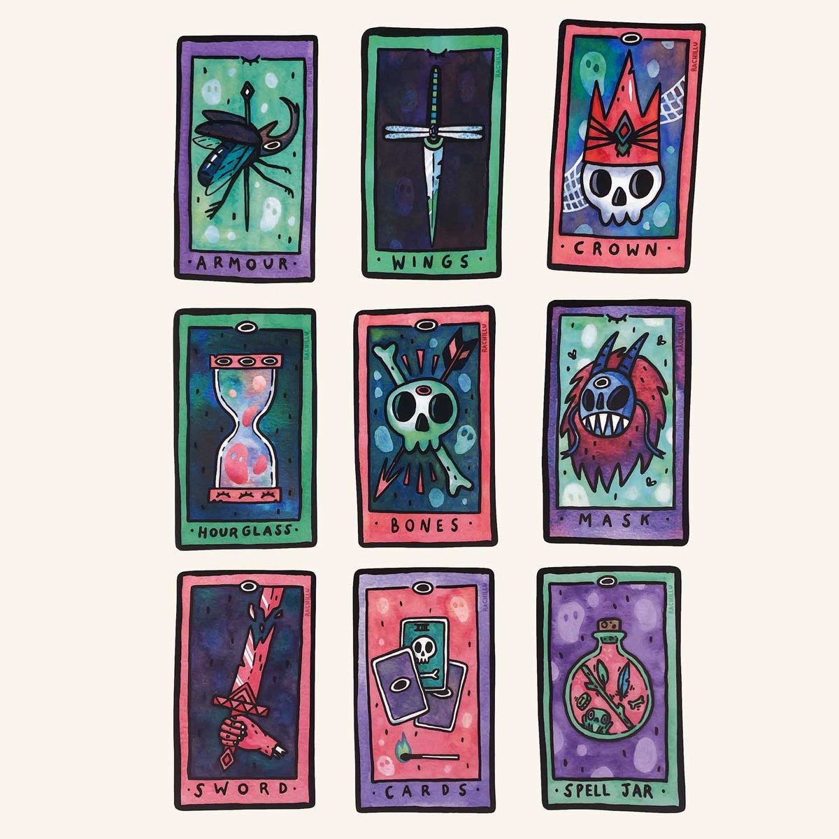 Fantasy Fortune Teller Sticker Set