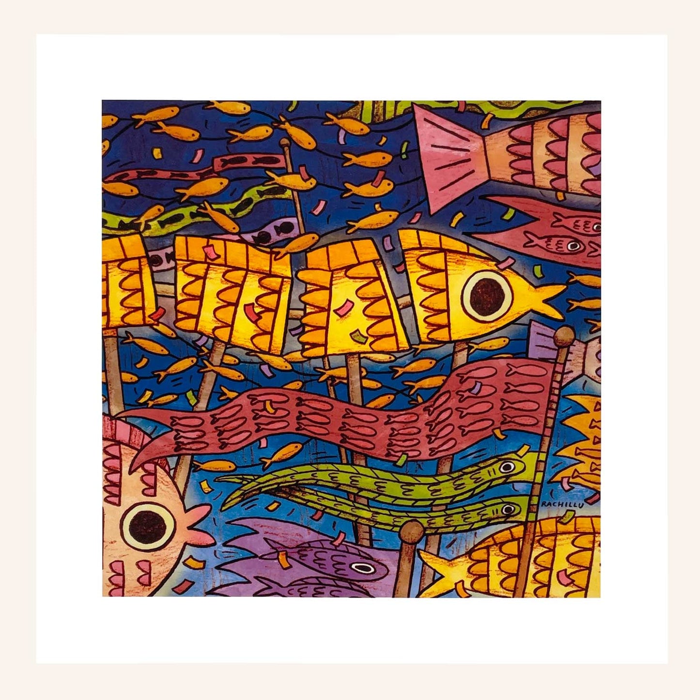 Fish Festival art print