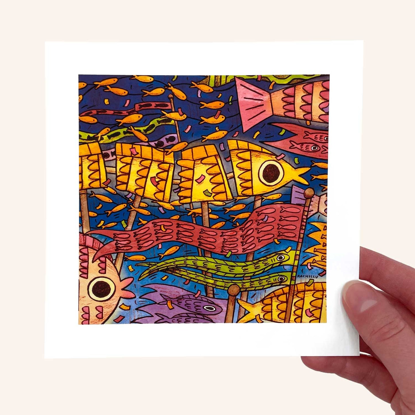 Fish Festival art print