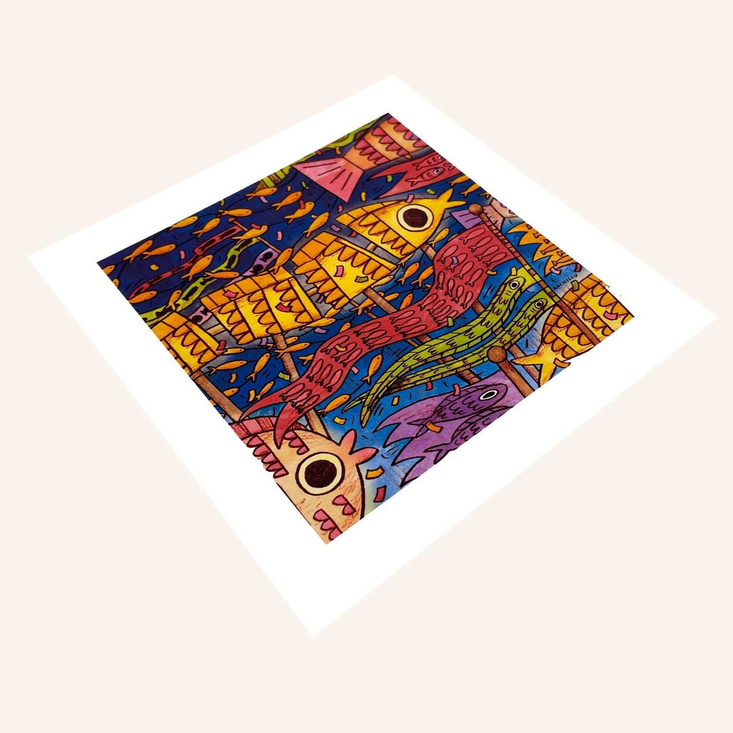 Fish Festival art print