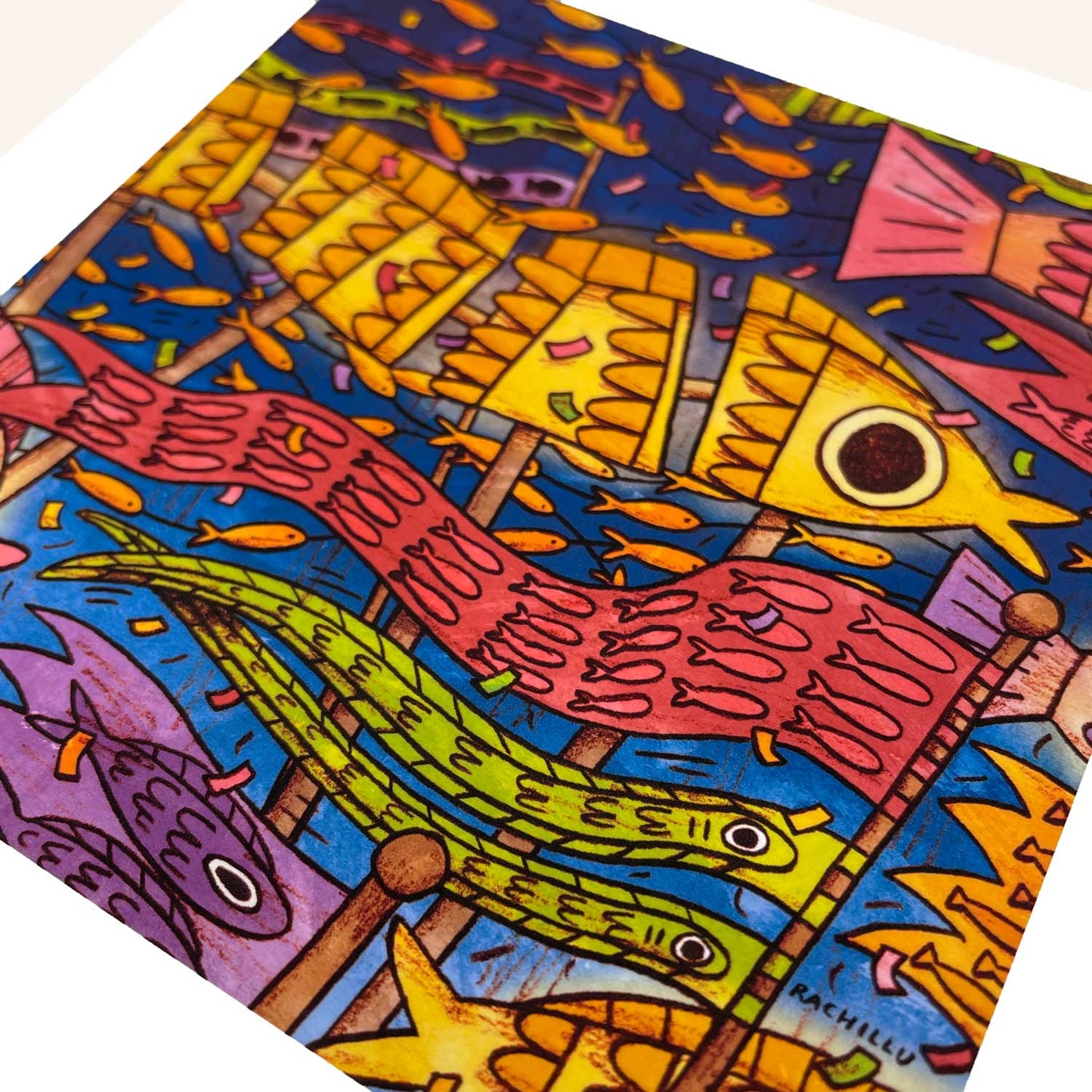 Fish Festival art print