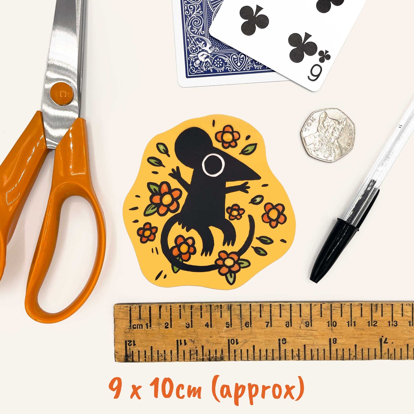 Ink Animals Sticker Set