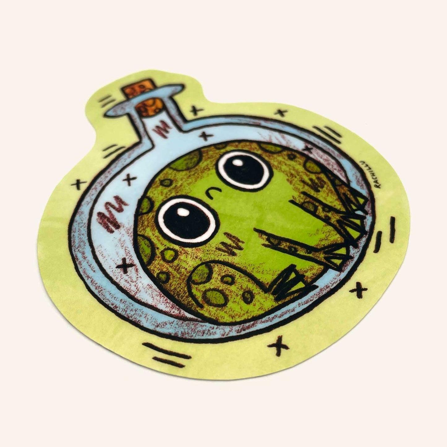 Sad Frog Sticker