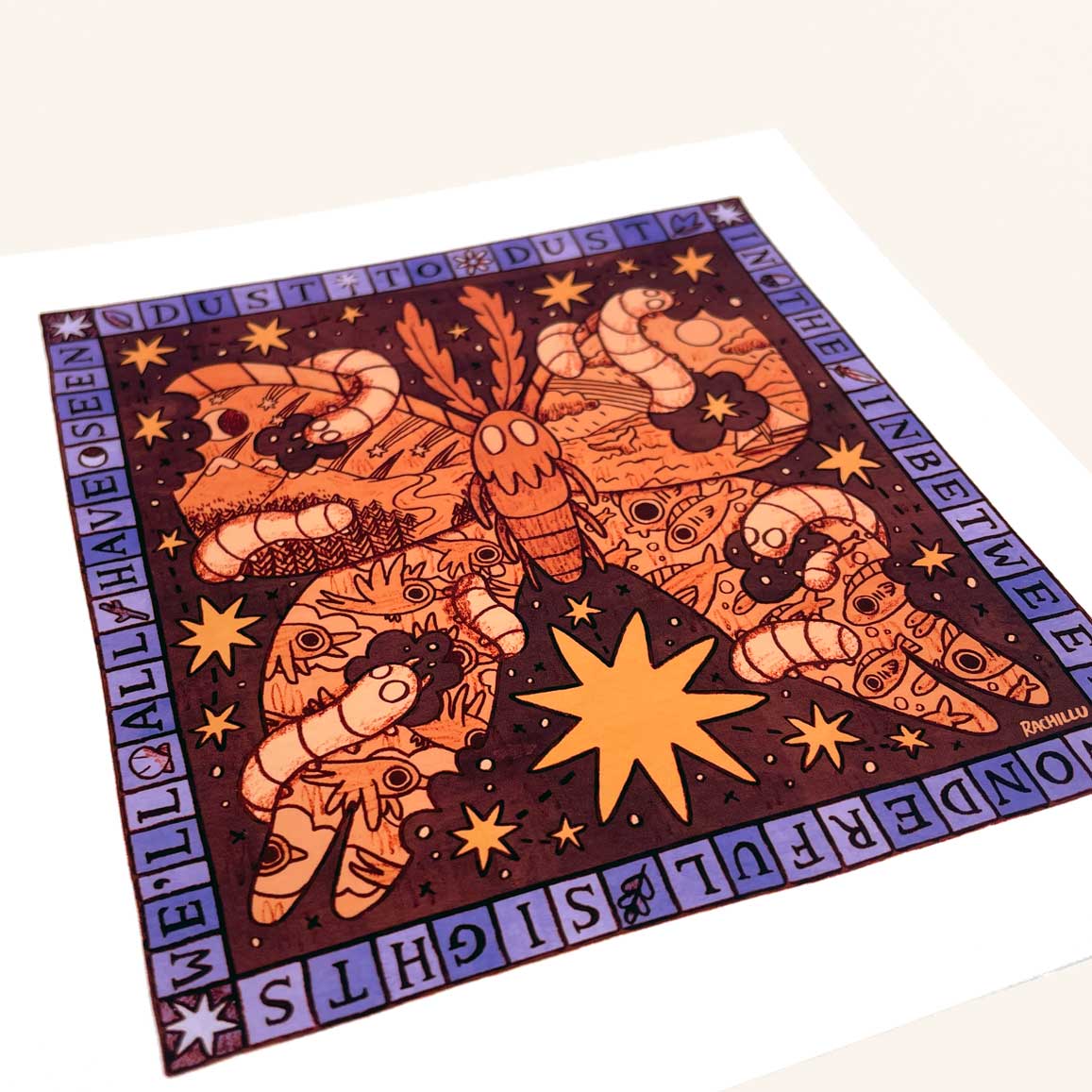 The Inbetween art print