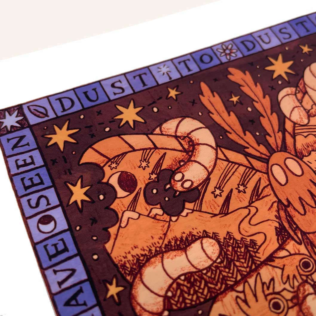 The Inbetween art print