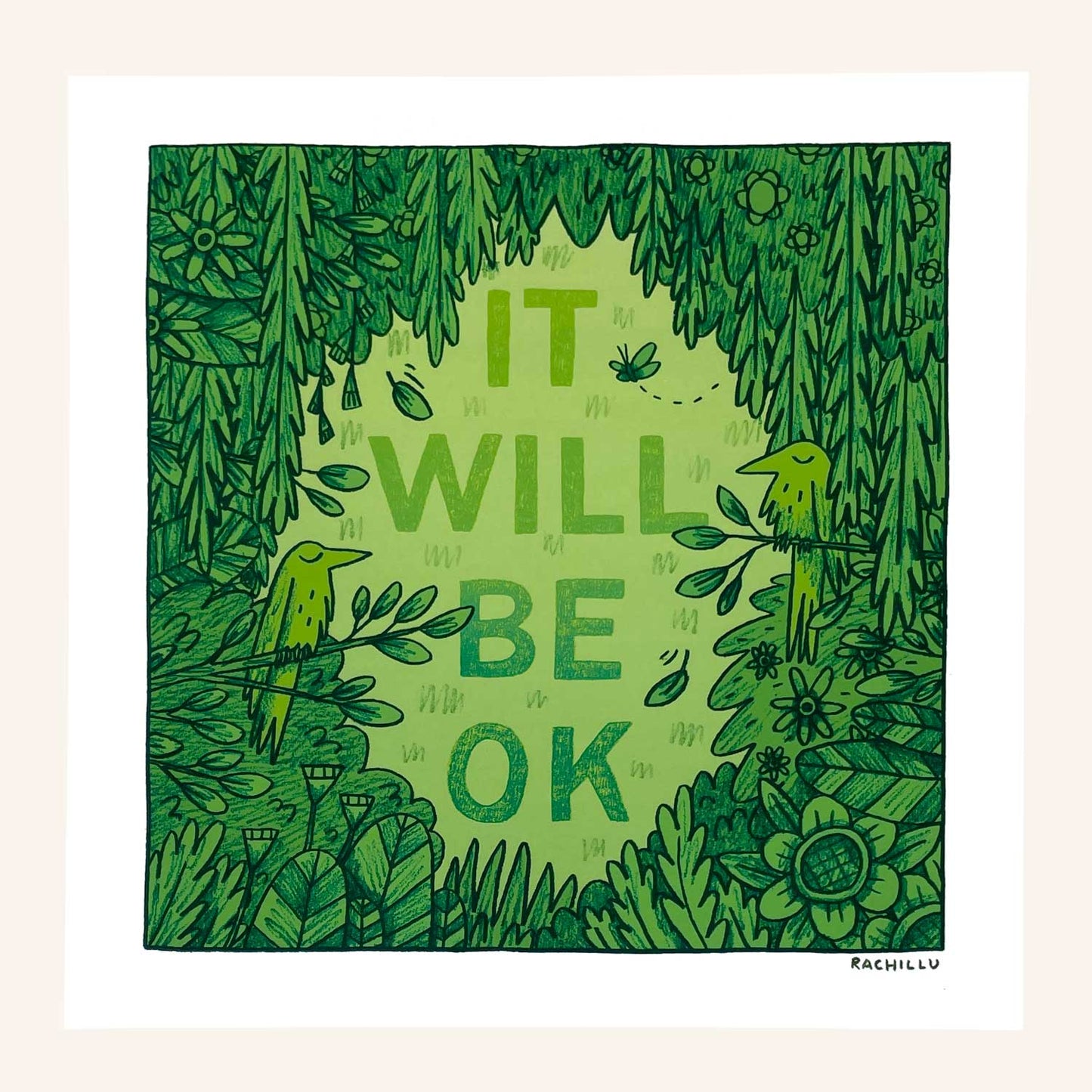 It Will Be OK art print