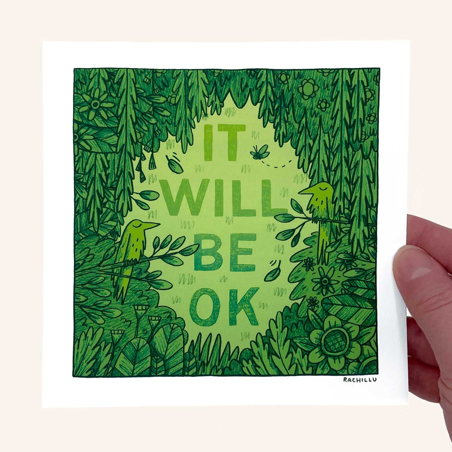 It Will Be OK art print