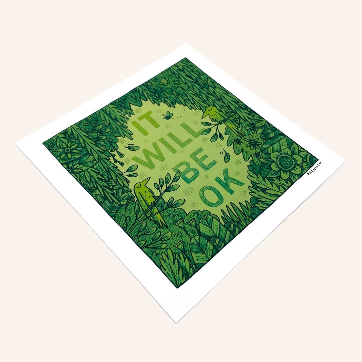 It Will Be OK art print