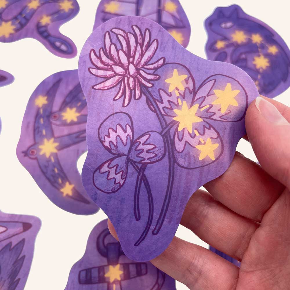 Stargazer's Lenormand Holo Sticker Set