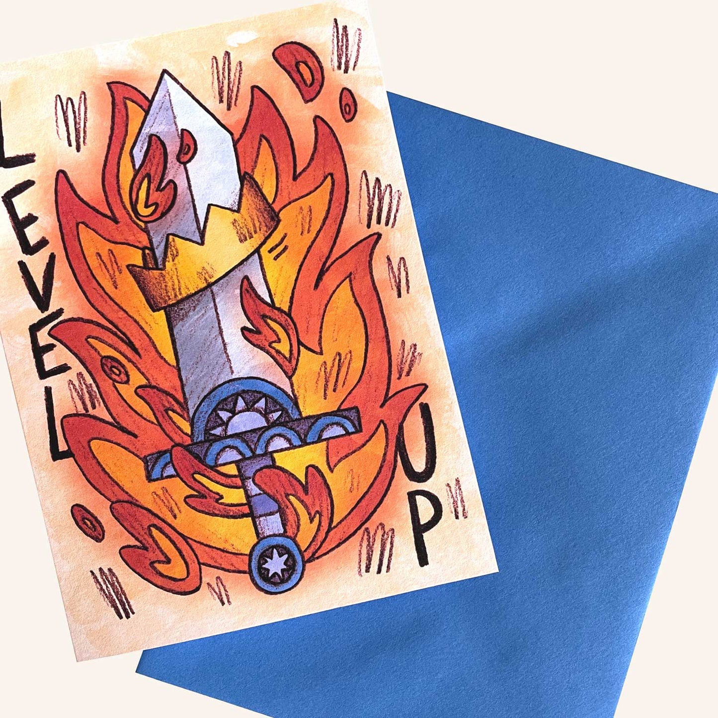 Level Up Birthday Card