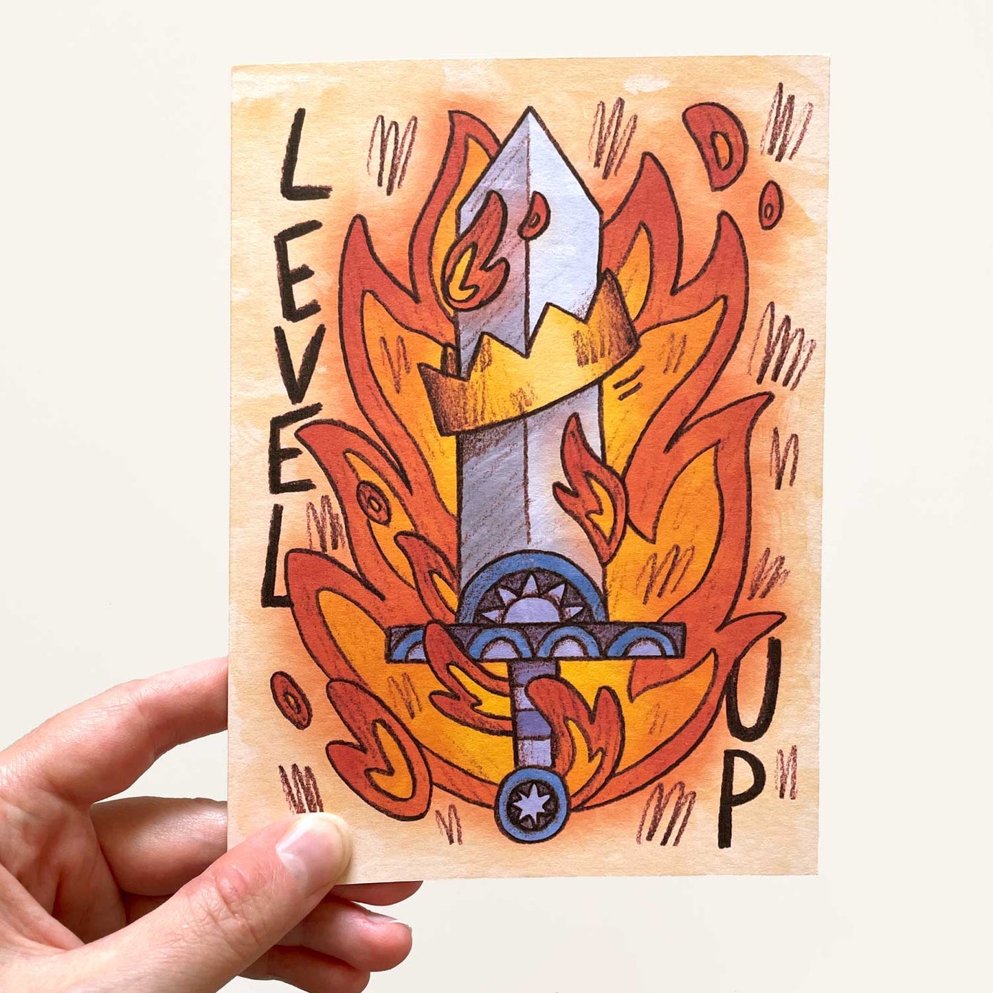 Level Up Birthday Card