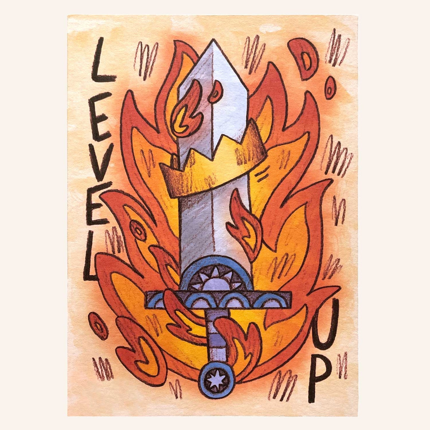 Level Up Birthday Card