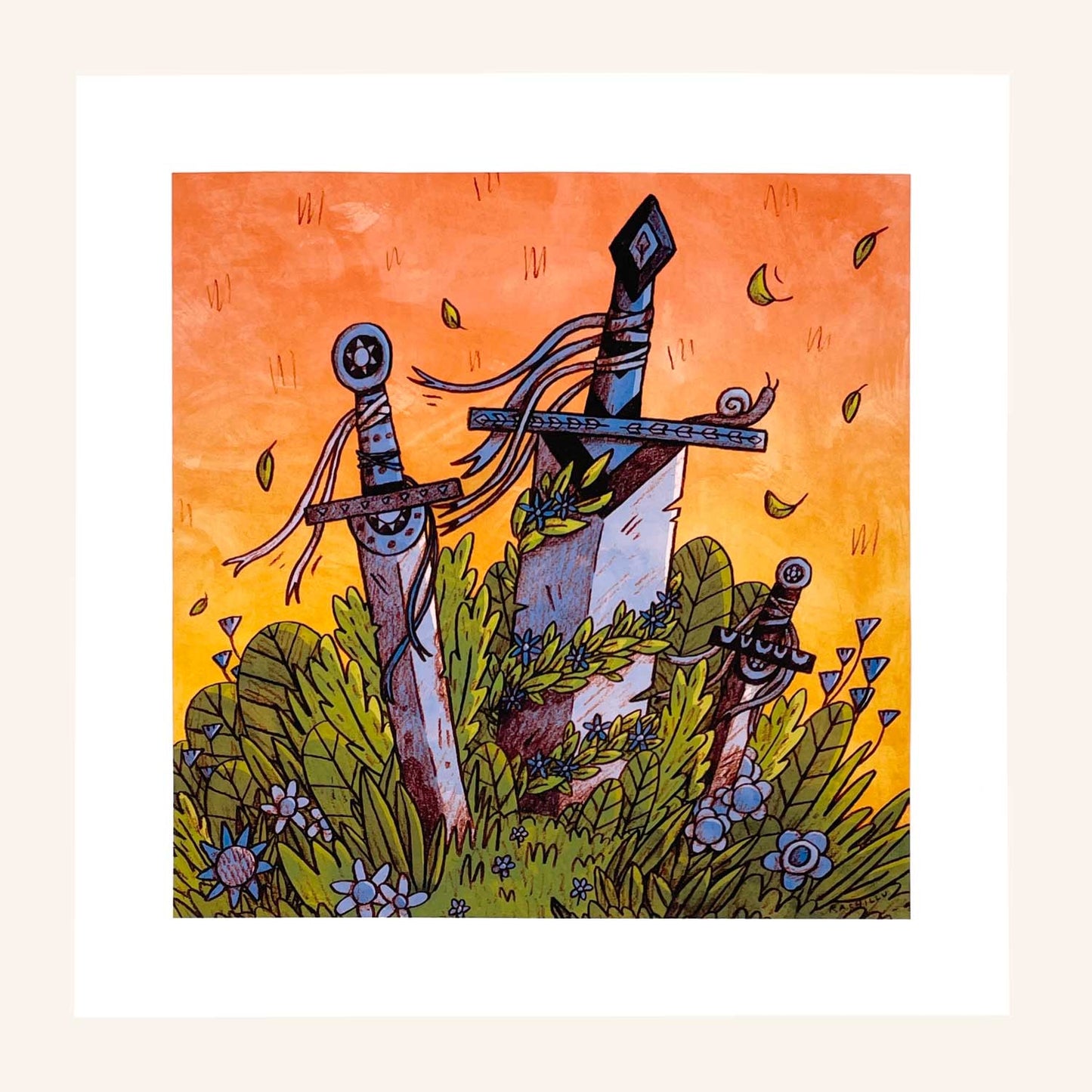 The Long Farewell Art Print