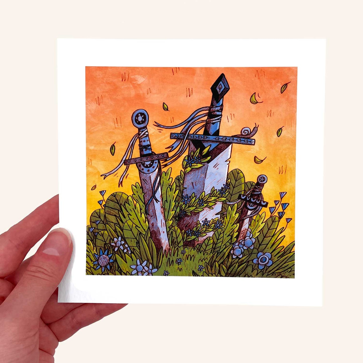 The Long Farewell Art Print