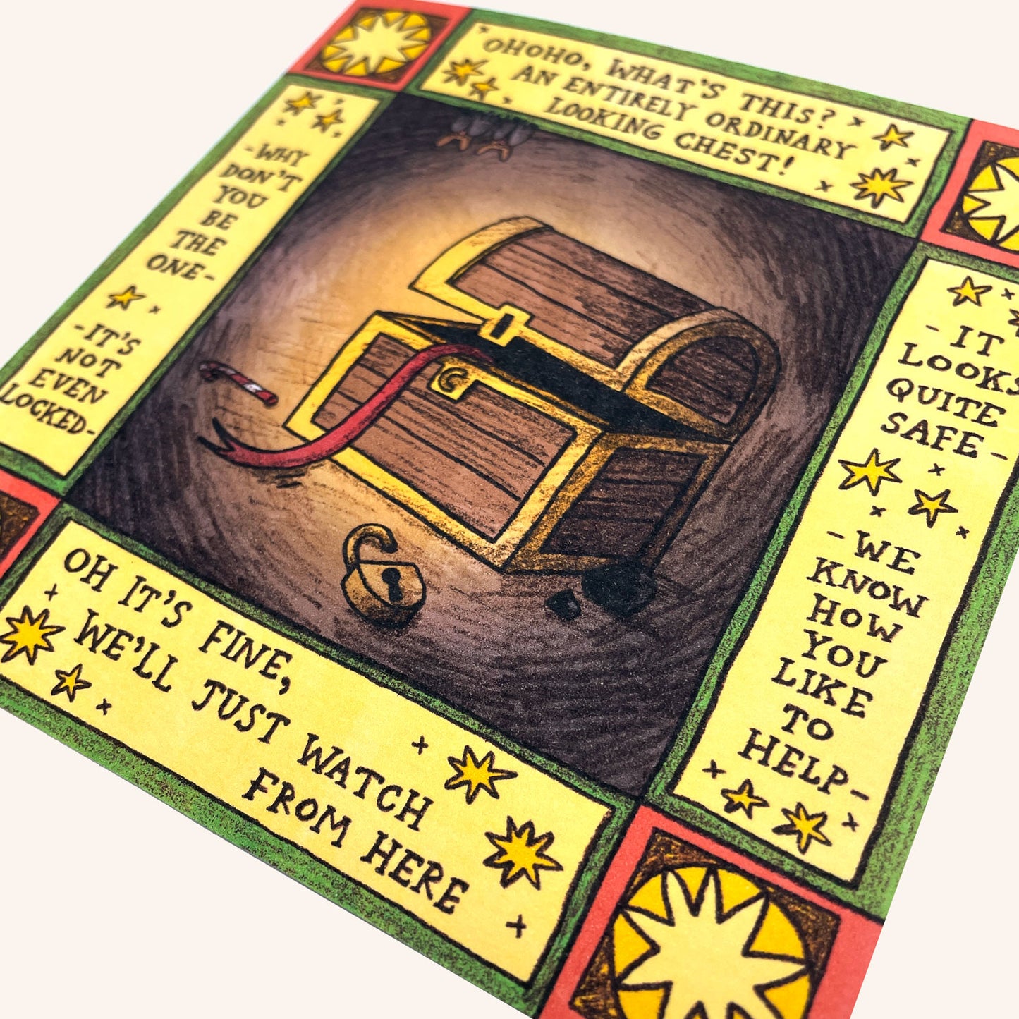 Mimic Chest Christmas Card