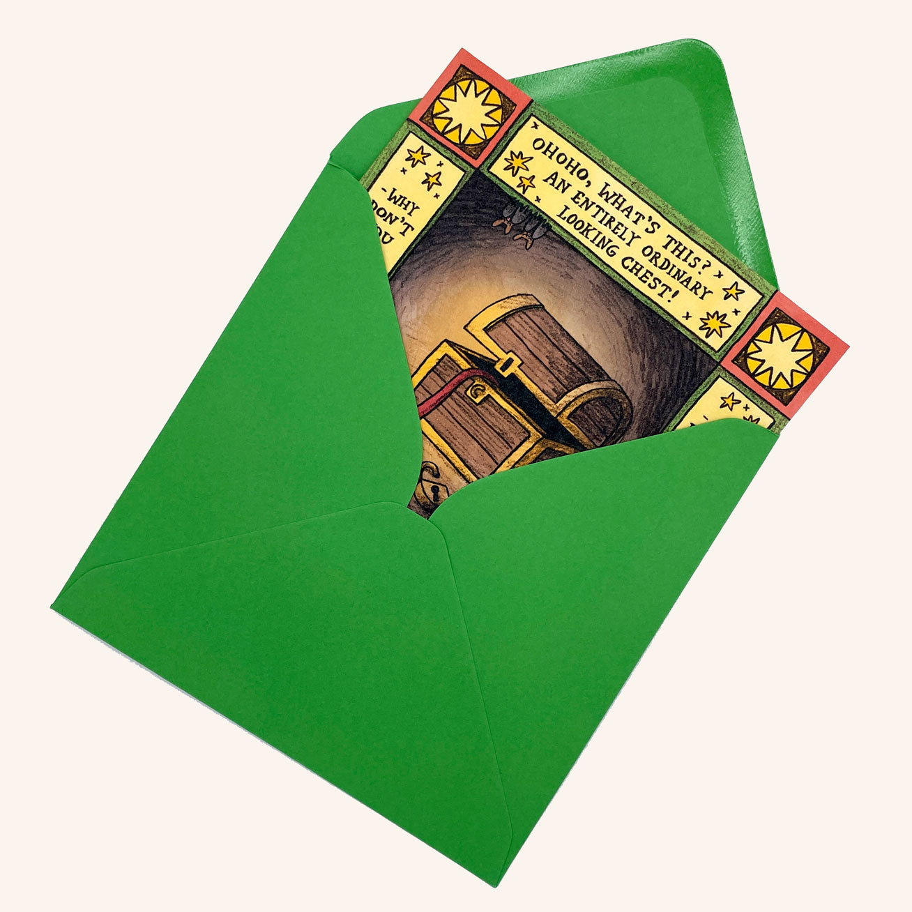 Mimic Chest Christmas Card