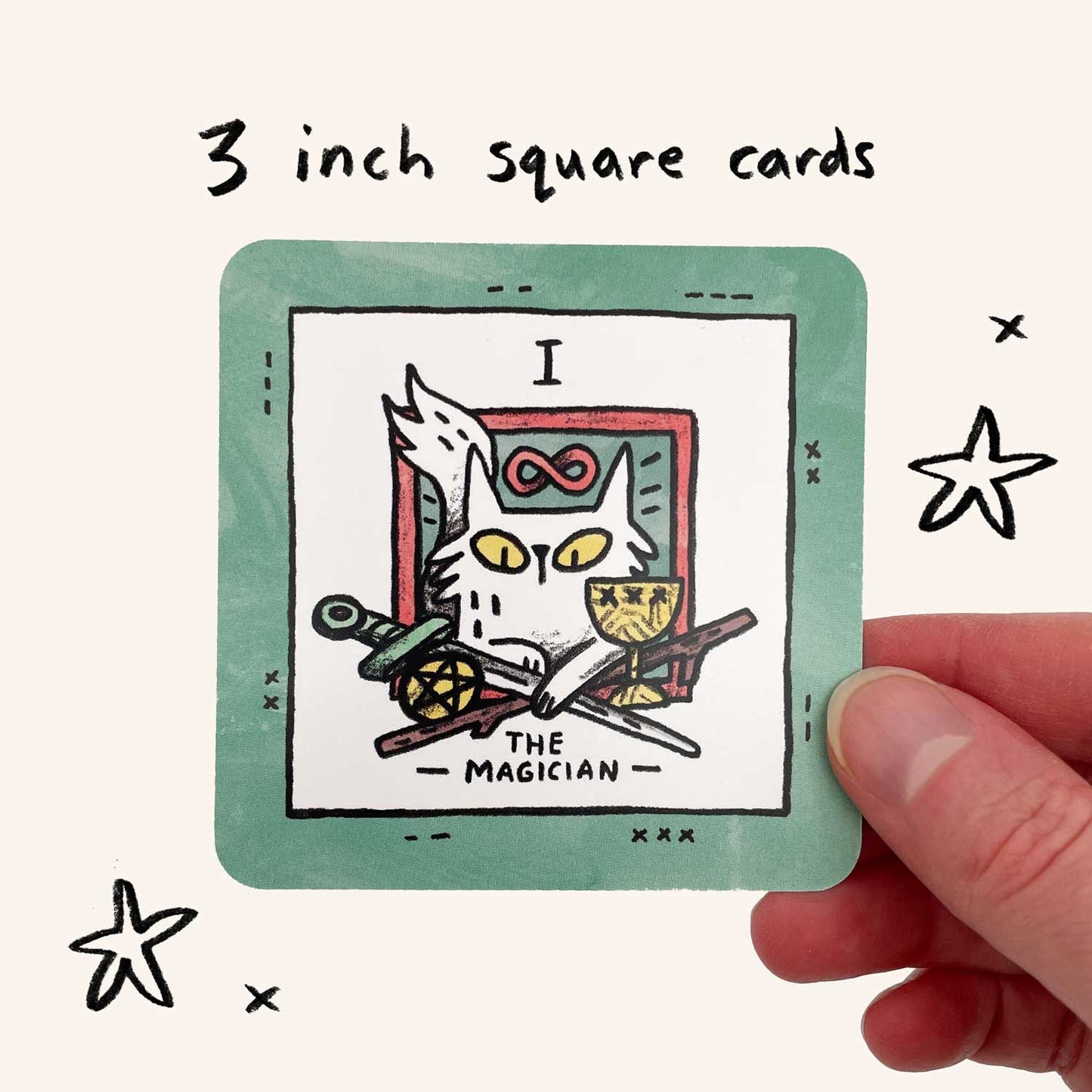 Mini Cat Tarot Deck