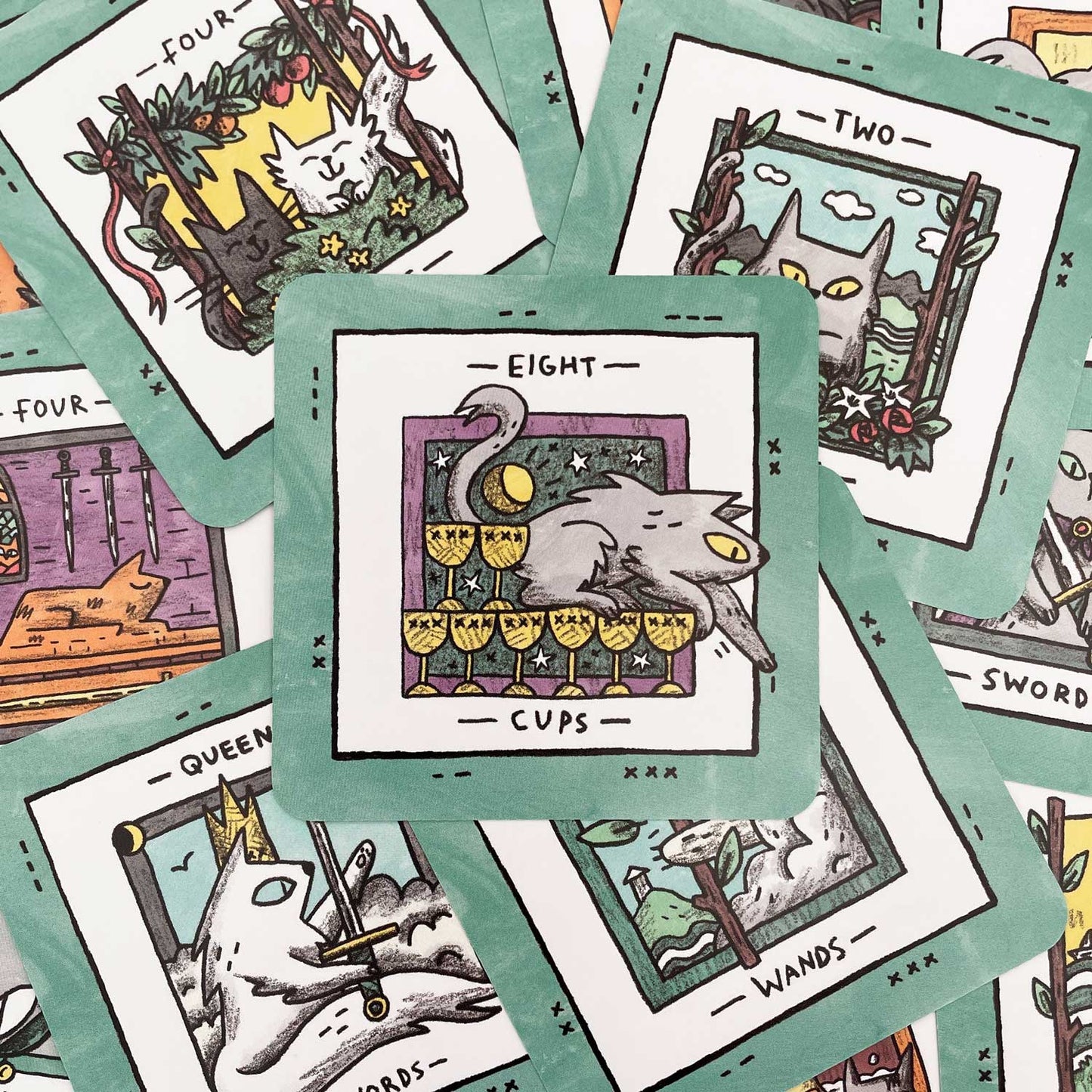 Mini Cat Tarot Deck