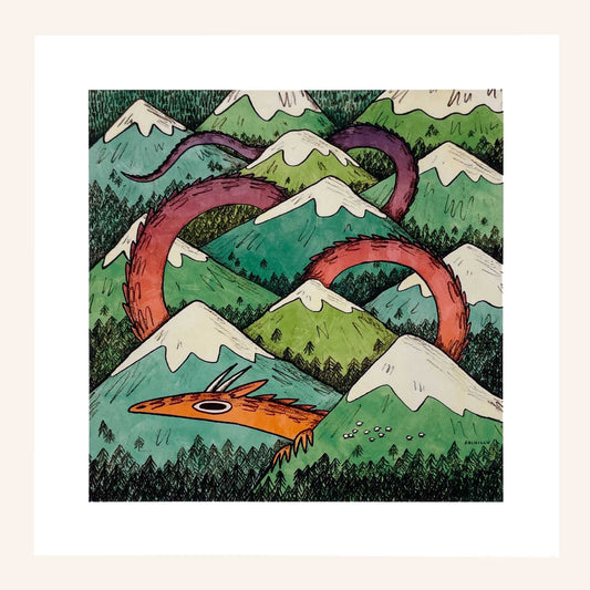Mountain Dragon art print