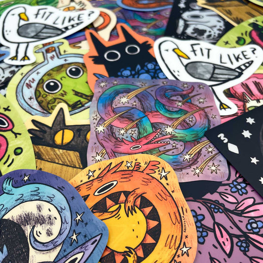 Any 4 stickers, mix and match multibuy