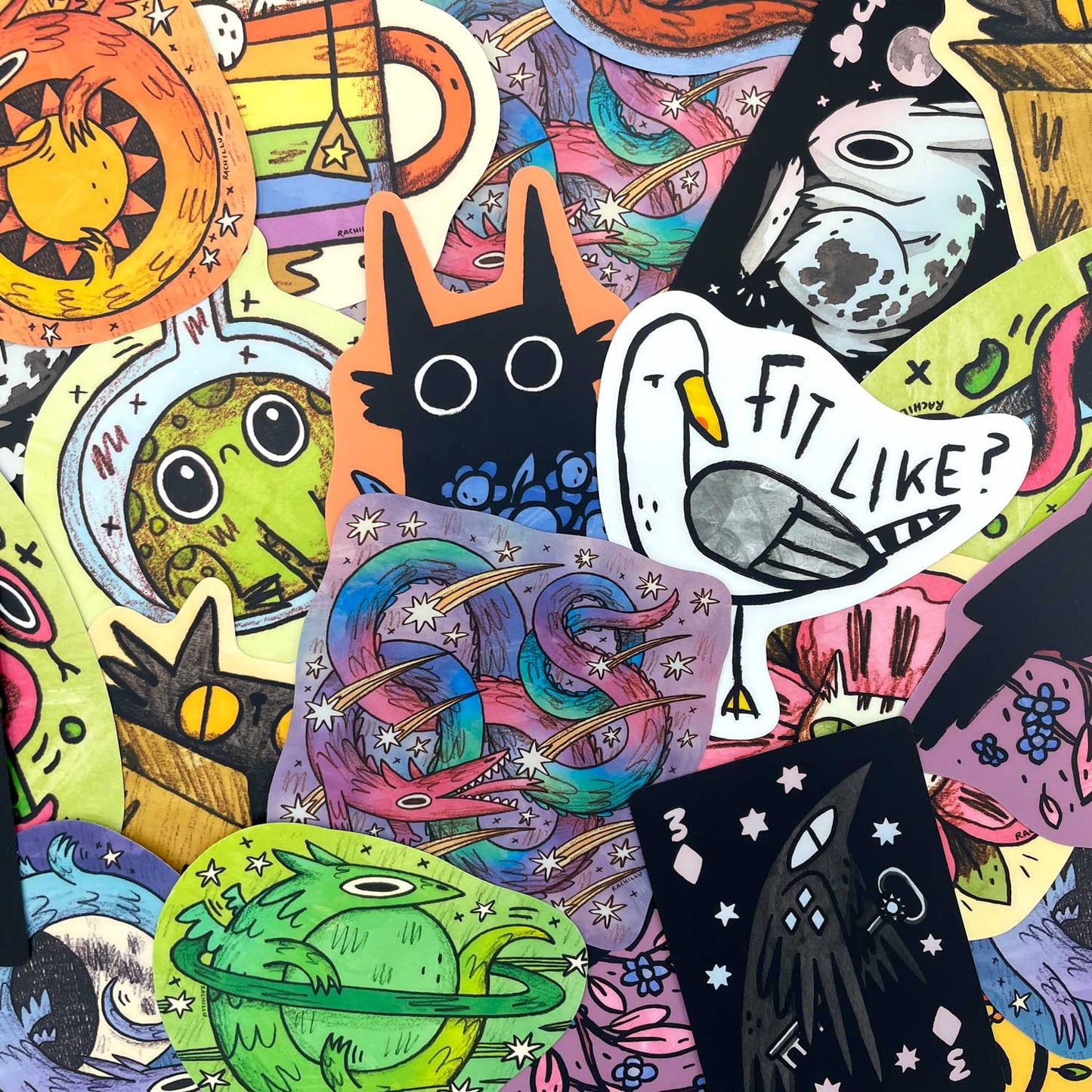 Any 4 stickers, mix and match multibuy