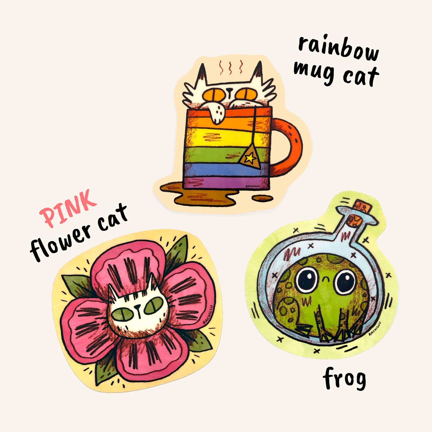 Any 4 stickers, mix and match multibuy