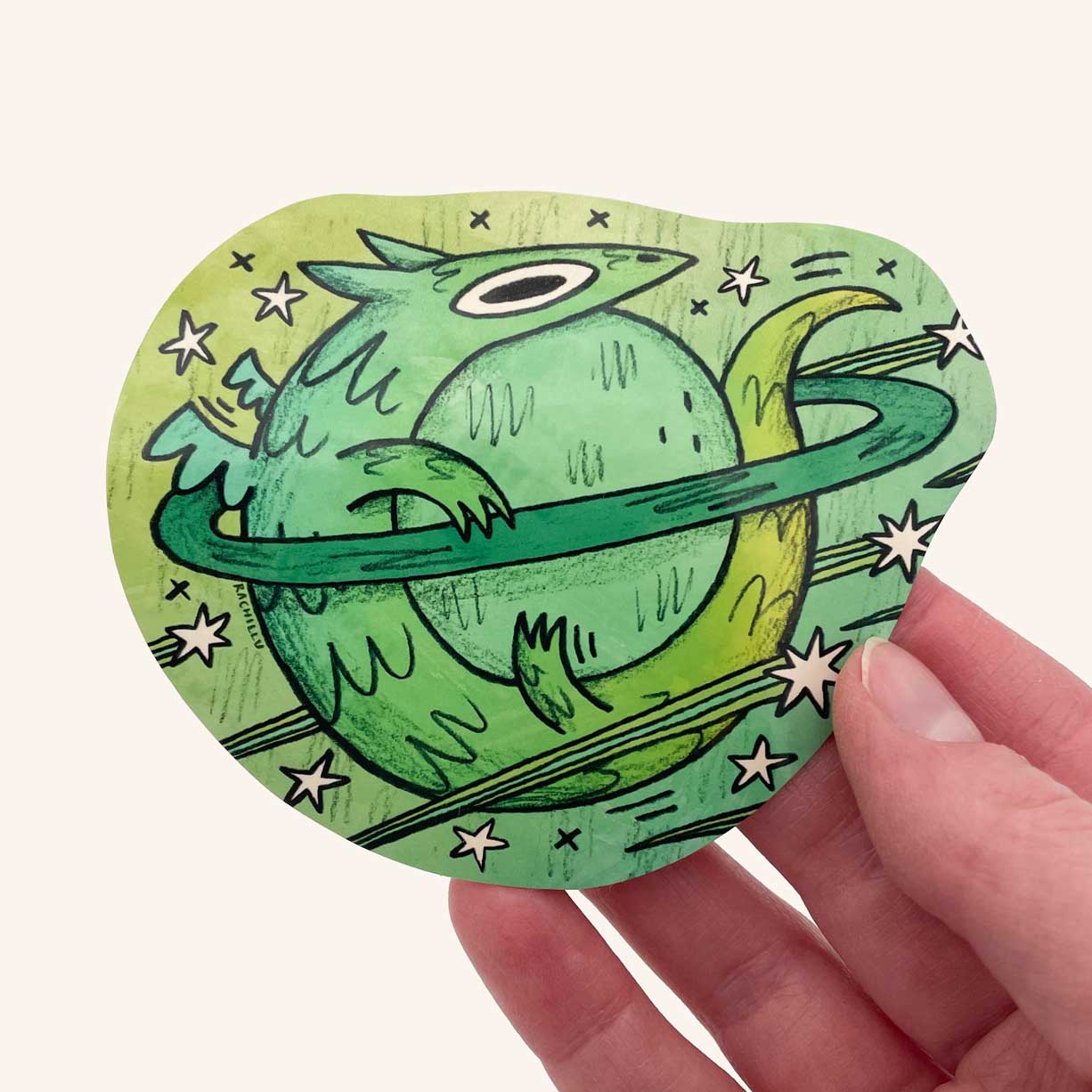 Planet Dragon Sticker
