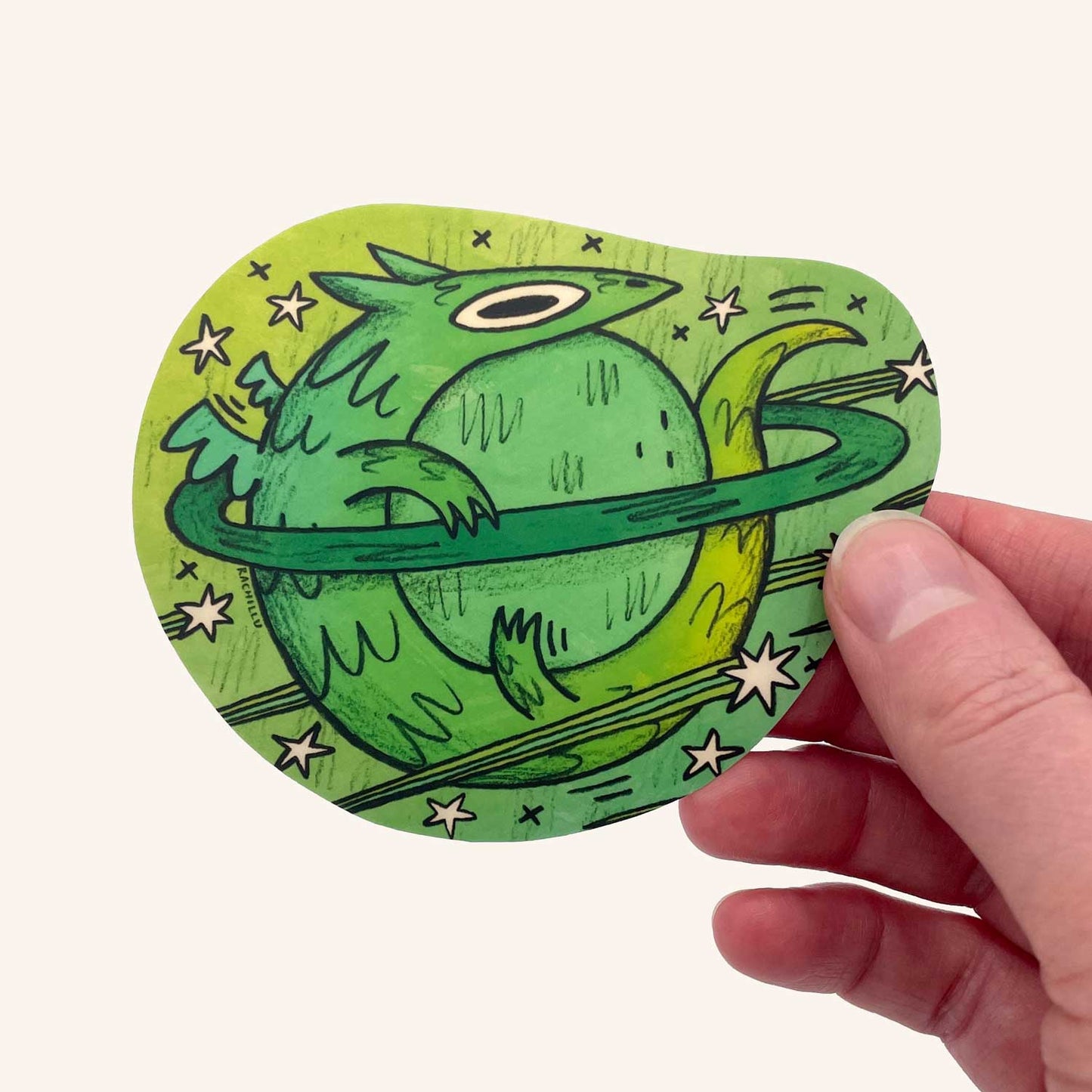 Planet Dragon Sticker