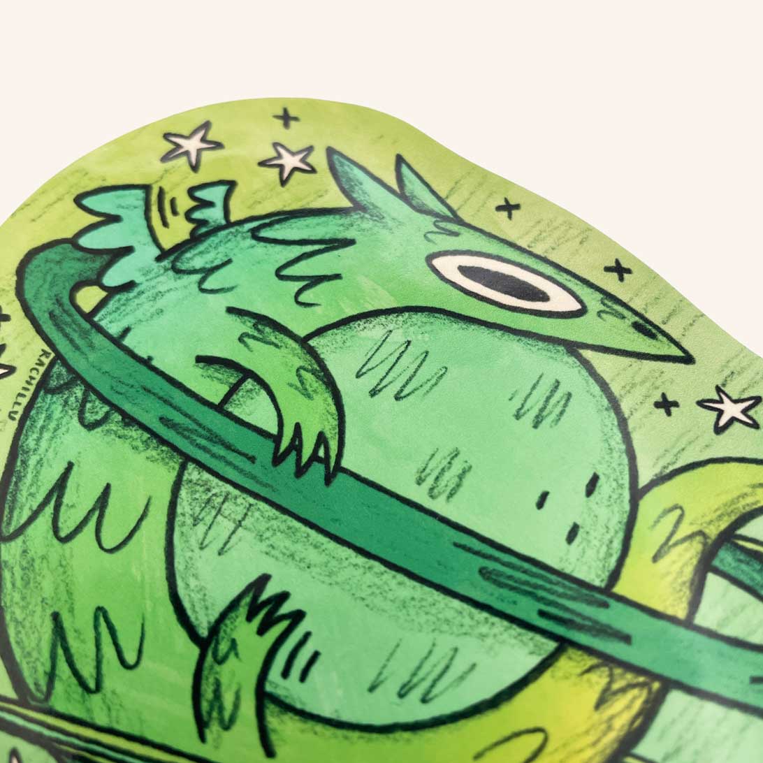 Planet Dragon Sticker