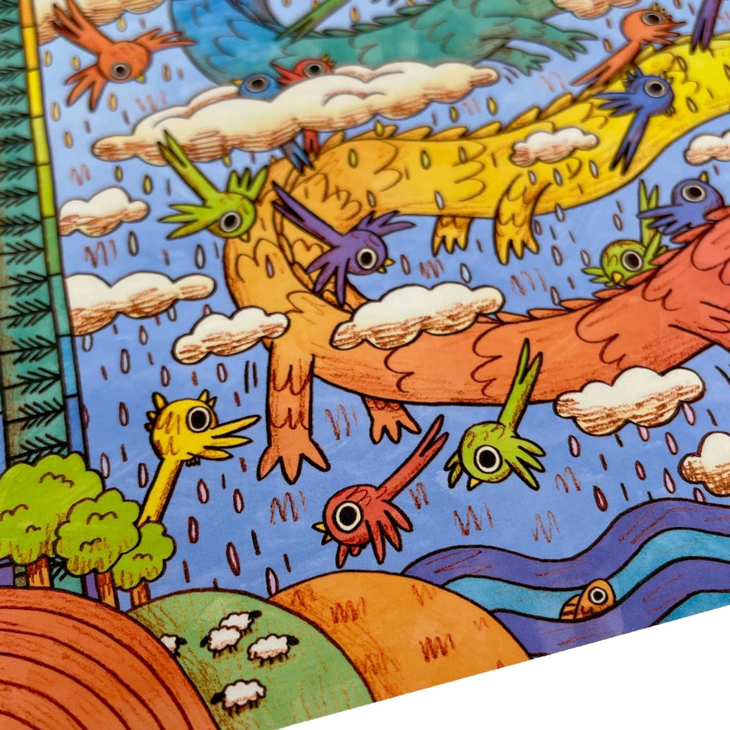 Rainbow Dragon art print