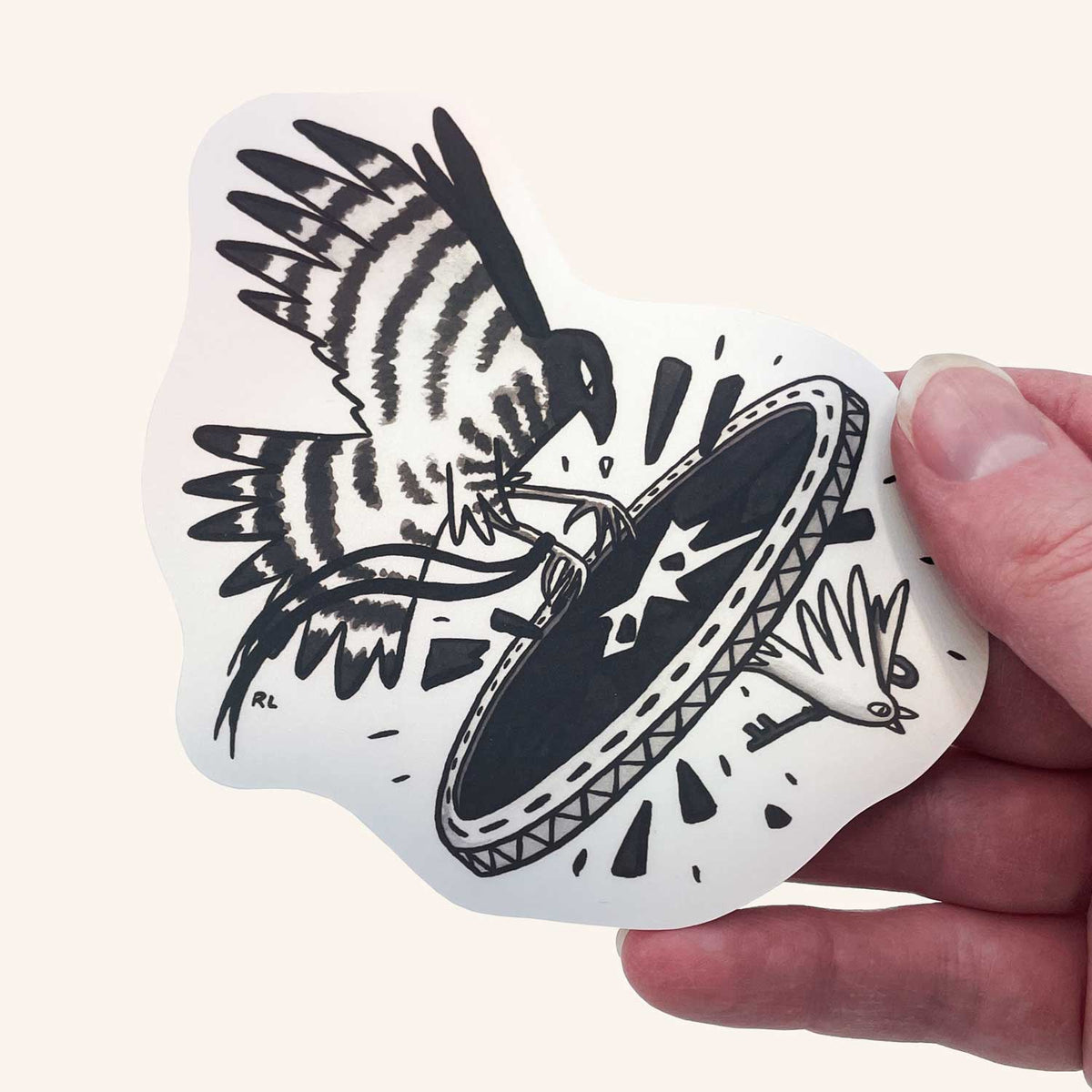 Scrying Mirror Holographic Sticker