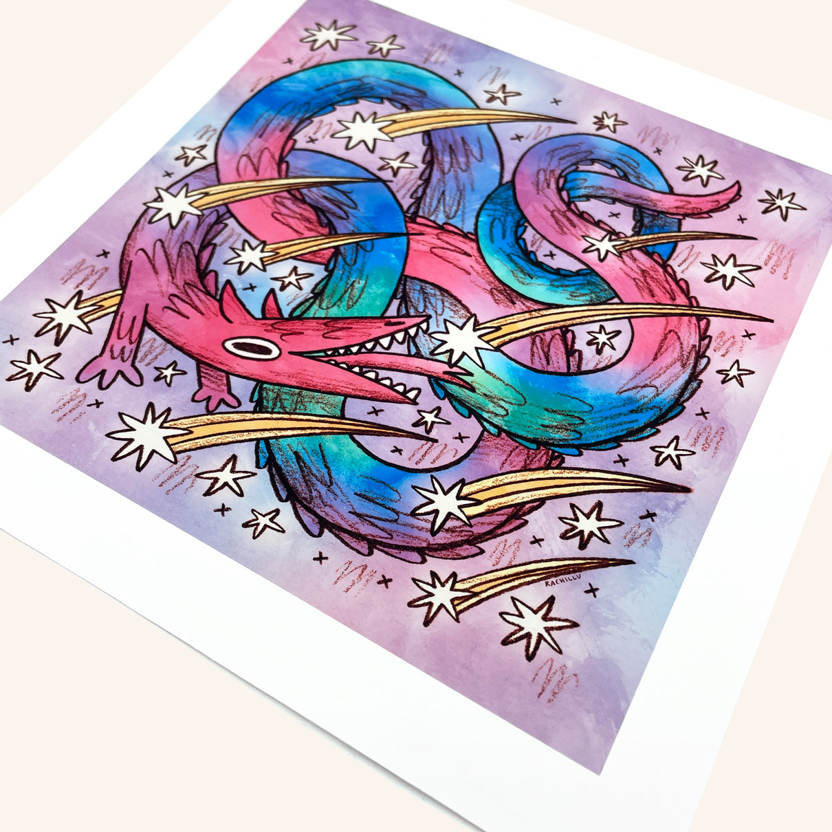 Star Eater Dragon Print