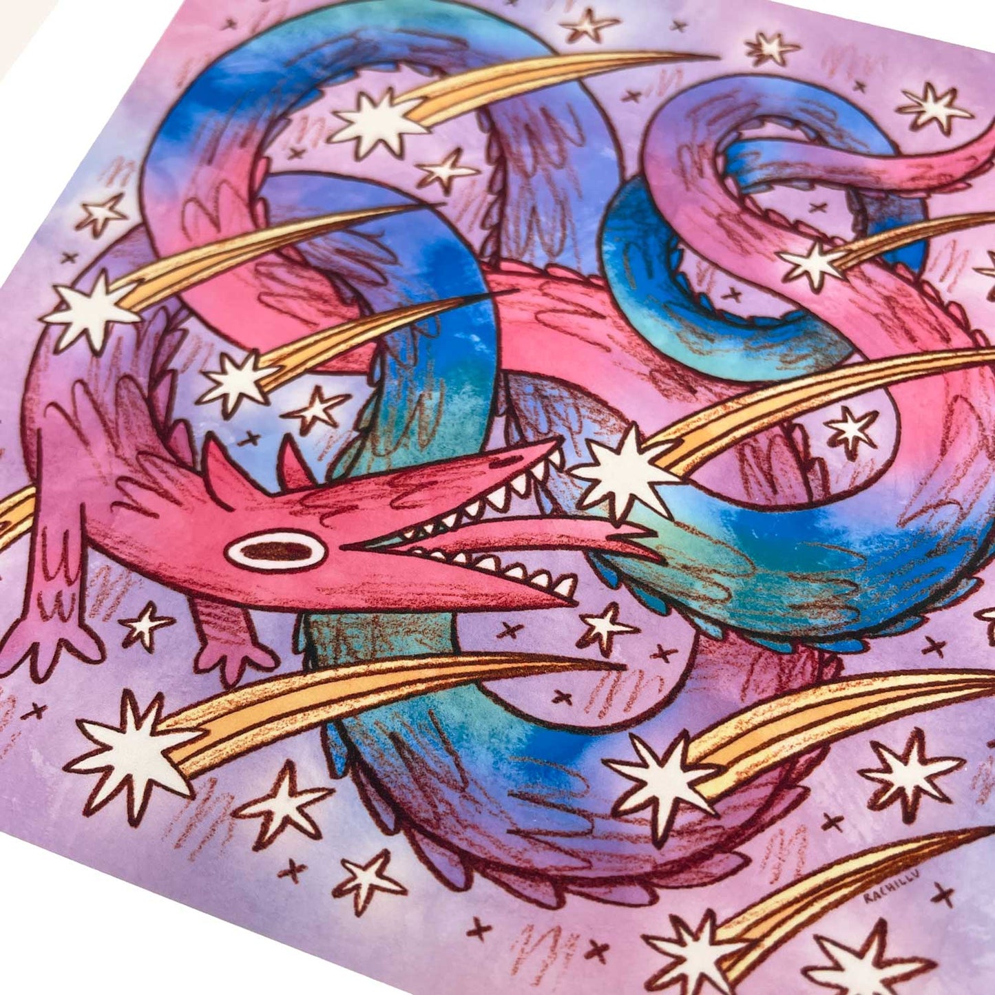 Star Eater Dragon Print