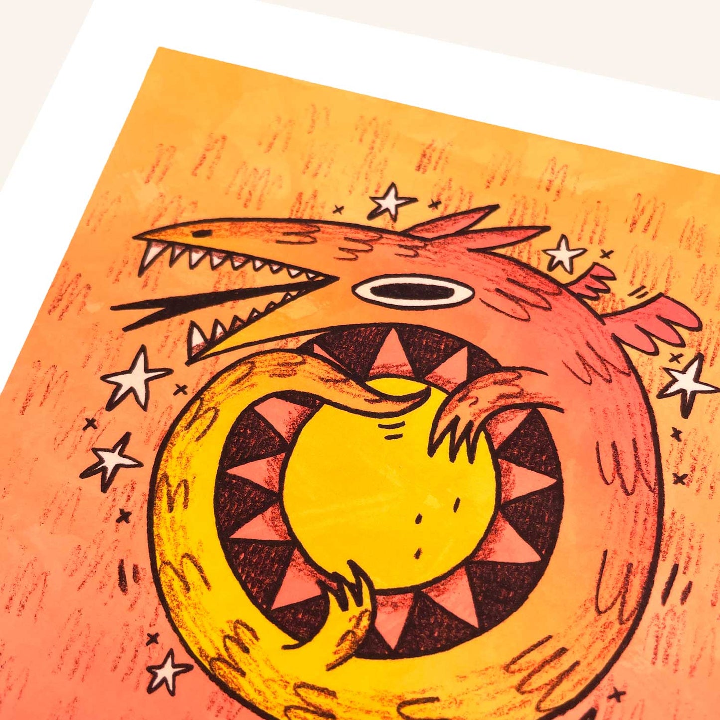 Sun Dragon art print