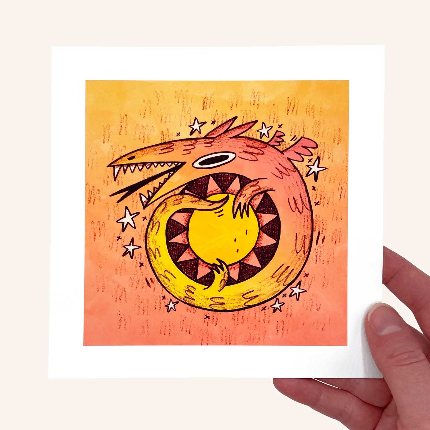 Sun Dragon art print