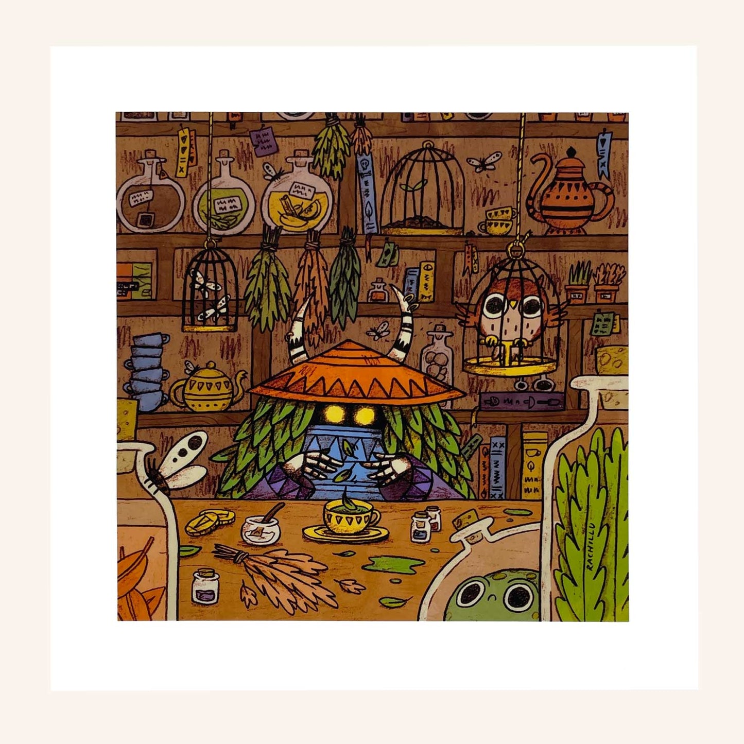 Tea Demon art print