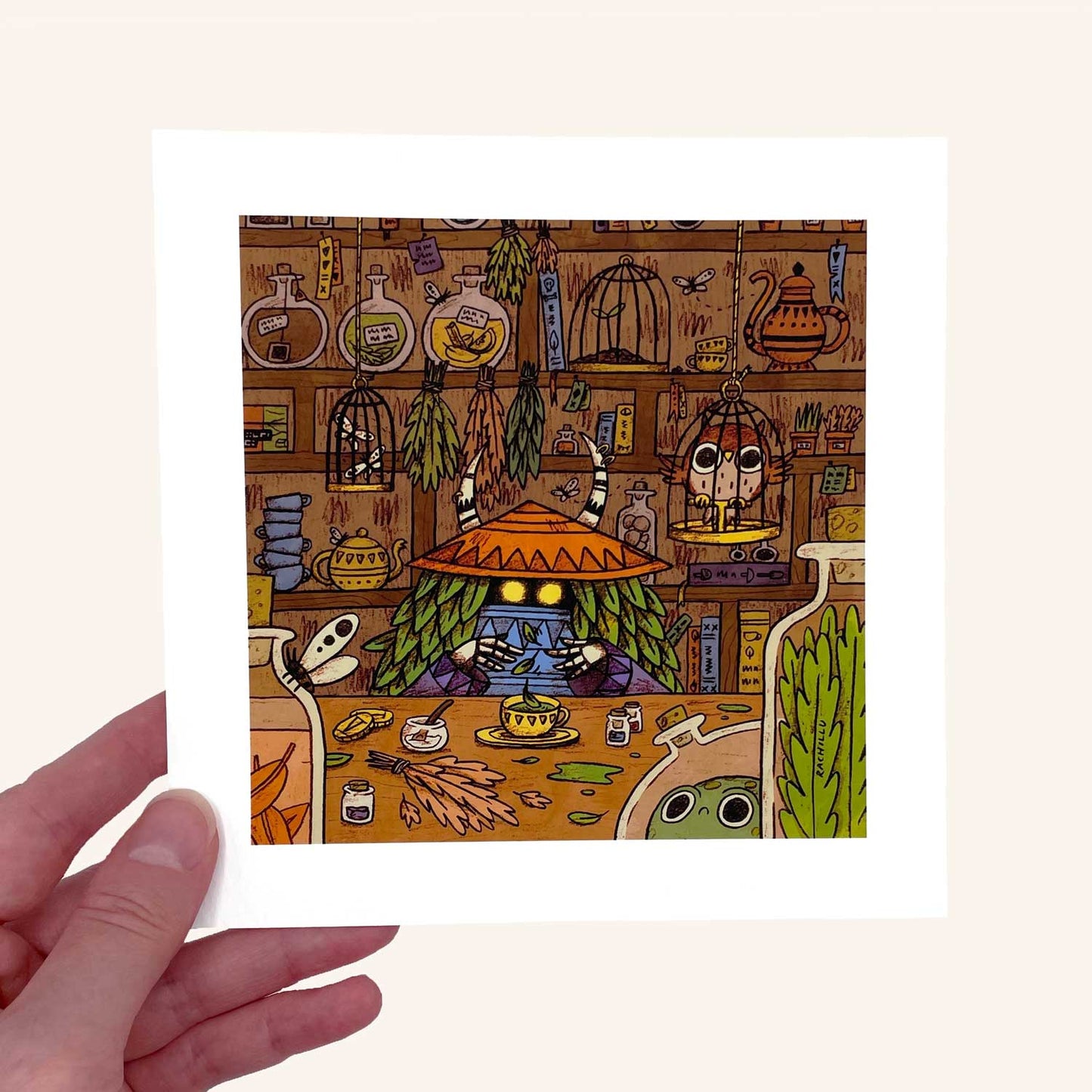 Tea Demon art print