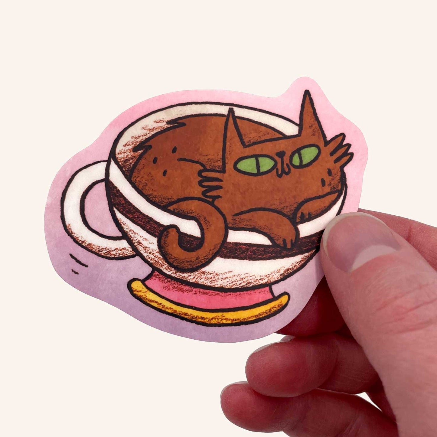 Teacup Cats Sticker Set